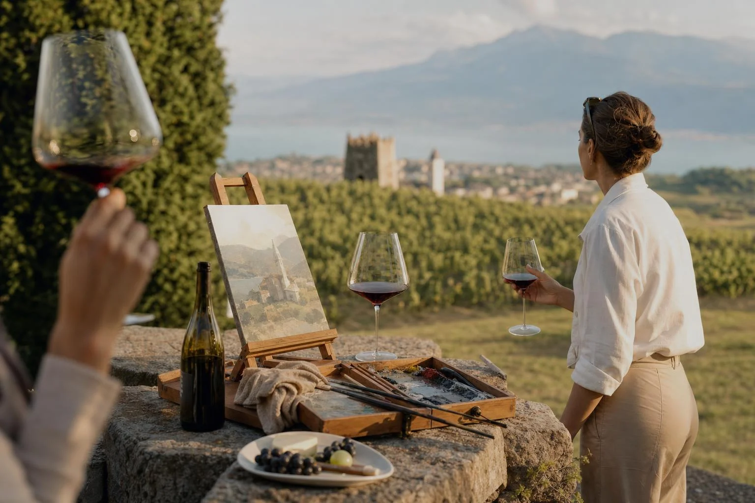 What (exactly) goes into the price of an exclusive wine-and-art journey across Europe?
